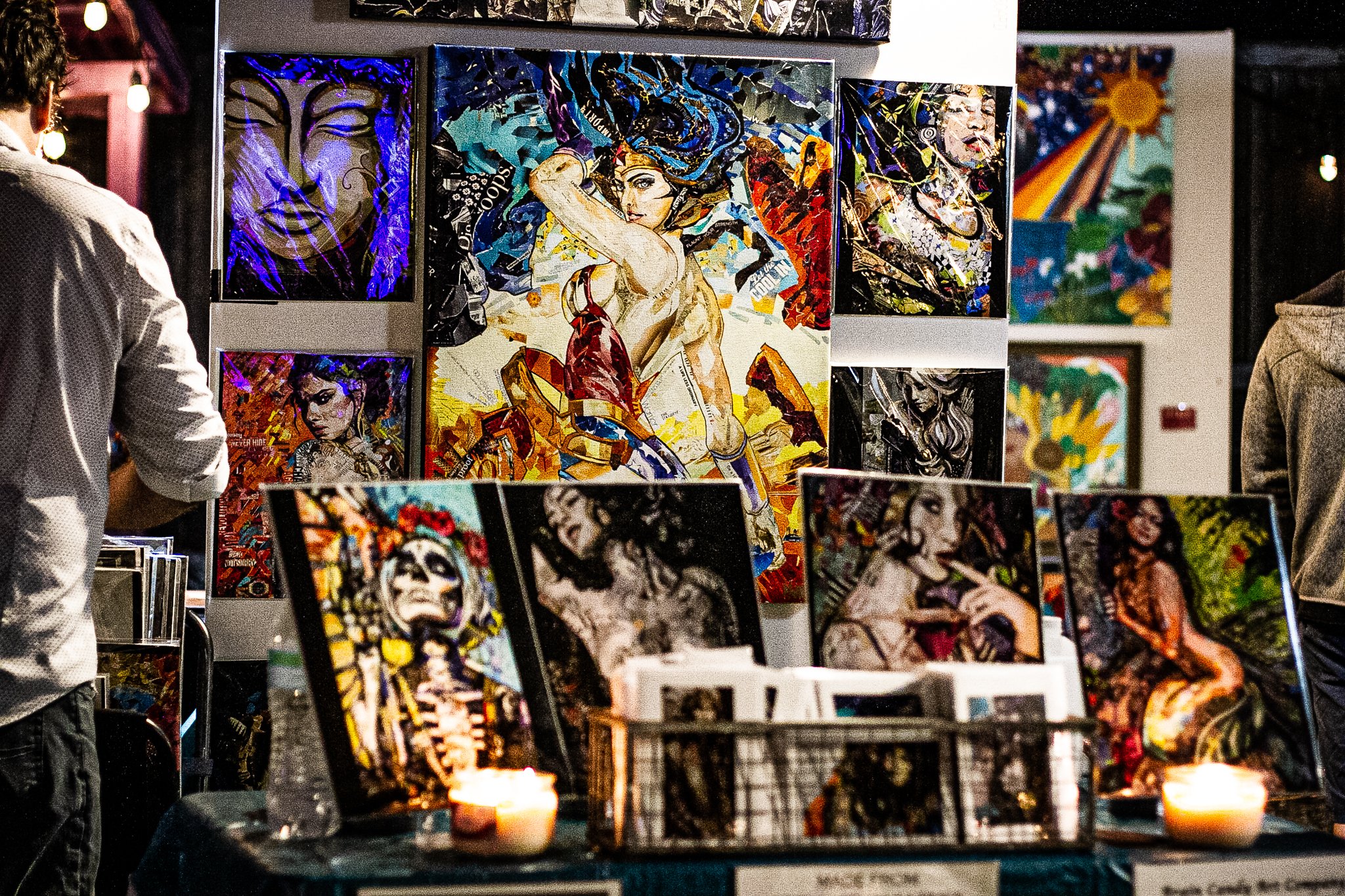 Body painting at P&B